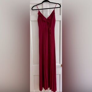 Ruby red Maxi dress